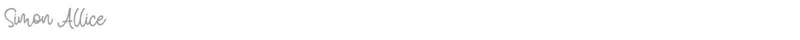 Simon Allice font preview